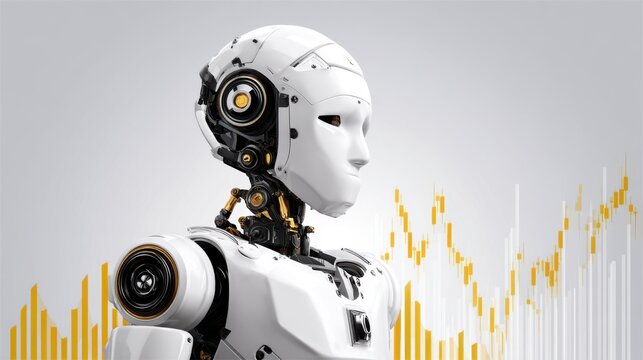 Innovative robotics revolution in technology artificial intelligence digital art studio environment futuristic perspective - Powered by Adobe