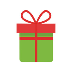 Festive Christmas gift box vector design