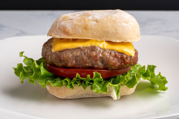 sweet italian sausage burger