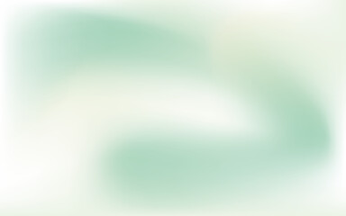 Green blurred abstract background with soft gradients and smooth transitions