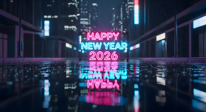 City Reflections on Rainy Street 2026