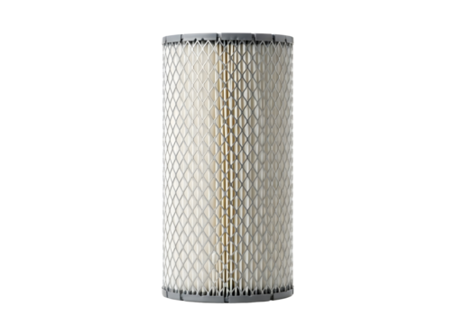 Automotive engine air filter element isolated on transparent background - Powered by Adobe