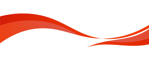 Vector red line background curve element with white space for text and message design, overlapping layers, vector