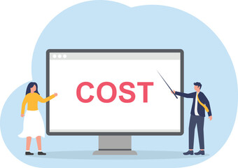 illustration of education on business cost details

