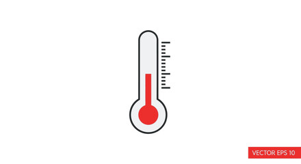 Visual representation of temperature measurement showcasing warmth and indicative scale