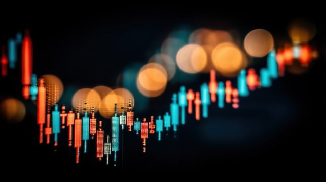 Market trends analysis global financial hub data visualization digital environment analytical view economic insights