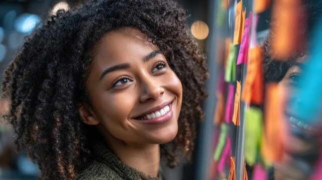 Creative collaboration in a modern workspace office photography bright environment close-up innovation - Powered by Adobe