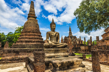 Sukhothai historical park, world heritage of Thailand