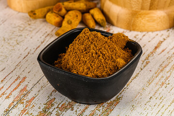 Indian cuisine - curry powder for culinary