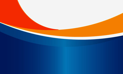 Blue and yellow curve banner background vector.color full in eps 10