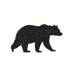 bear silhoutte vector 