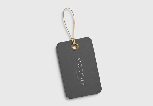 Hanging Price Tag Mockup