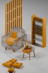 interior of a modern living room