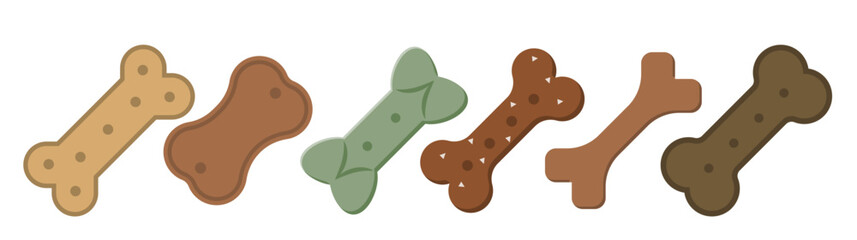 dog biscuit vector
