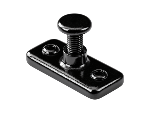 Spring plunger hardware isolated on transparent or white background, png