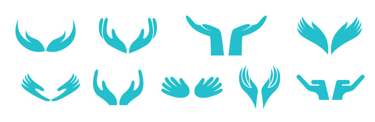 Healing Hands Vector
