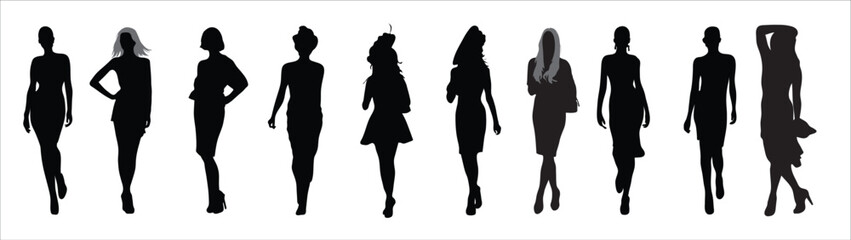 high quality women silhouettes