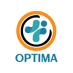 Minimal logo design concept for medical. Vector Illustration