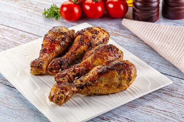 Baked chicken drumsticks with spices