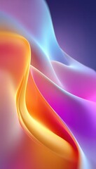 Vibrant Abstract Flowing Gradient Waves