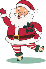 Funny Dancing Santa Claus
