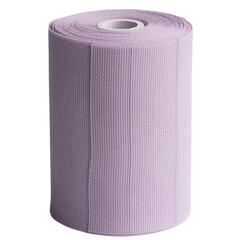 Roll of Light Purple Elastic Bandage or Medical Tape with Textured Surface graphic design isolated on a transparent background