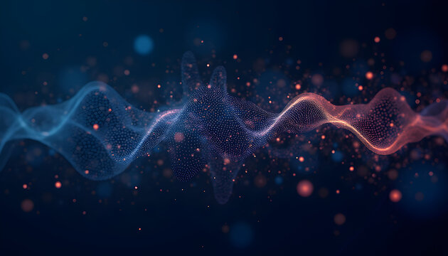 Abstract neural network visualization – used in data science content