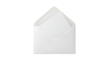 Open White Envelope with Blank Paper Insert graphic