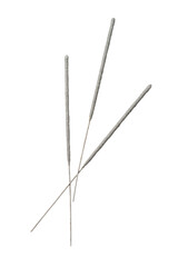 Sparkle sticks isolated on white