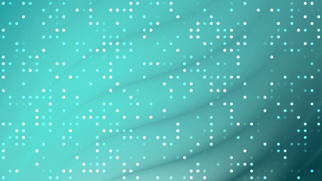 Abstract teal pattern with scattered small light dots suitable for backgrounds, wallpapers, digital designs, print materials, and textile prints.