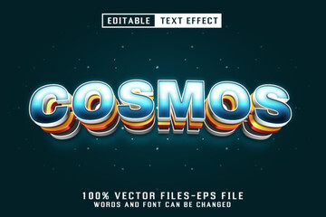 Cosmos 3d Text - Editable Text Effect