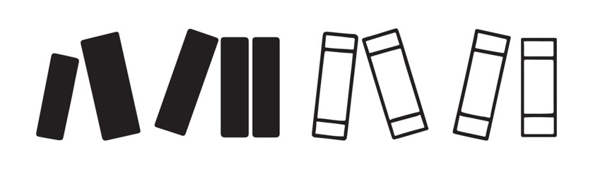 Library icon set. education icon vector design