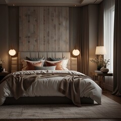 Stylish Luxury Bedroom with Soft Ambiance
