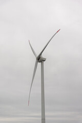 wind turbine in the sky