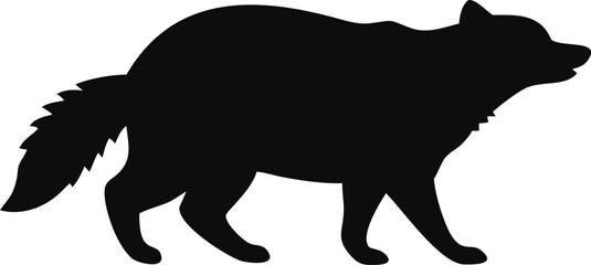 raccoon silhouette 