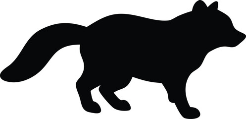 raccoon silhouette 
