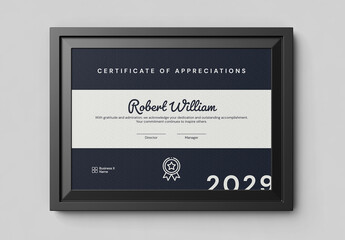Modern Certificate Layout