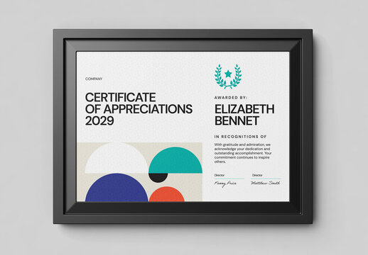 Certificate Design