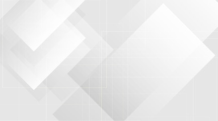 A modern, minimalist backdrop showcases interlocking white and light gray squares, enhanced by subtle linear details, creating a clean, professional, and visually appealing composition