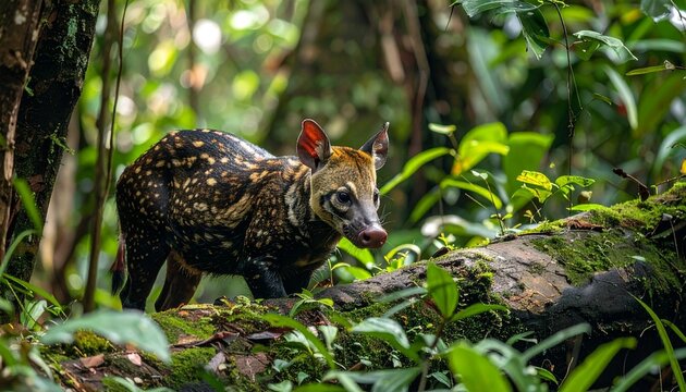 wild boar in the woods