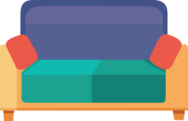 sofa vector illustration and artwork