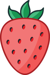 strawberry vector art