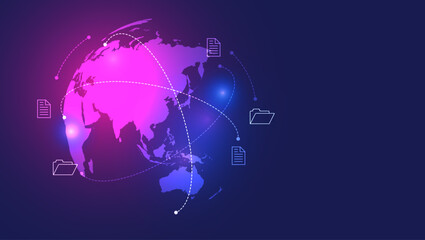 mondo, pianeta, satelliti, comunicazione, telecomunicazioni, informatica, network, condivisione dati, asia, cina