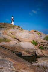 Panoramic views of San Cibrao, a fishing village in the province of Lugo, Galicia, Spain.