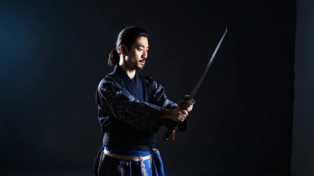 光を反射する刀身に侍の覚悟を刻む殺陣が語る日本伝統文化の心