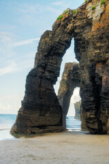 Beach of the Cathedrals) is on the northwest coast of Spain