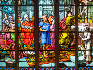 Saint Corentin cathedral, Quimper, finistere, brittany, france