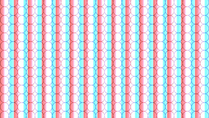 Dynamic abstract pattern of overlapping circles creating a vibrant, modern geometric background for design