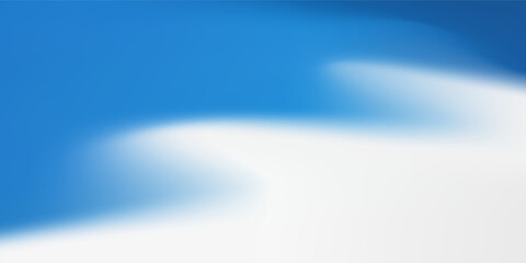 Beautiful clouds, abstract white and blue color gradient background. Vector illustration.