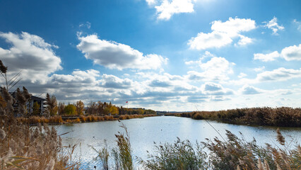 lake, sky, water, landscape, nature, clouds, cloud, river, blue, sea, forest, mountain, view, beautiful, coast, scenery